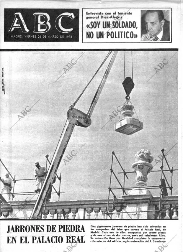ABC MADRID 26-03-1976 página 1