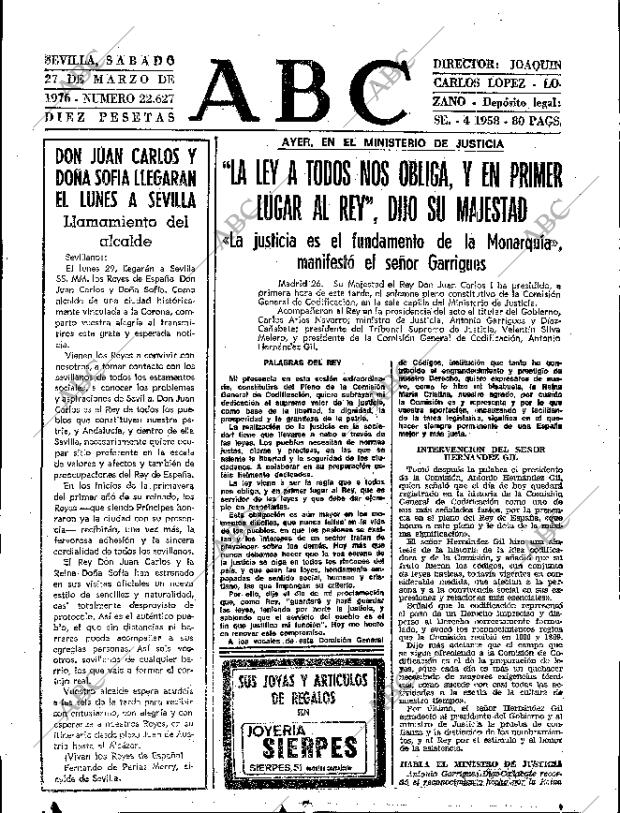 ABC SEVILLA 27-03-1976 página 25