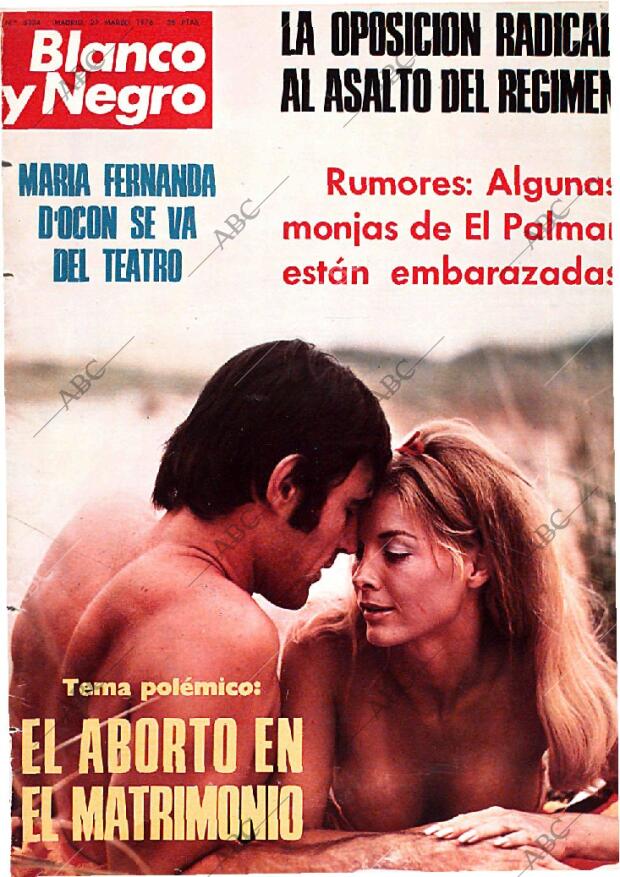 BLANCO Y NEGRO MADRID 27-03-1976 página 1