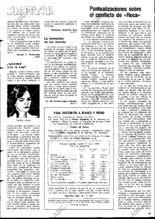 BLANCO Y NEGRO MADRID 27-03-1976 página 13