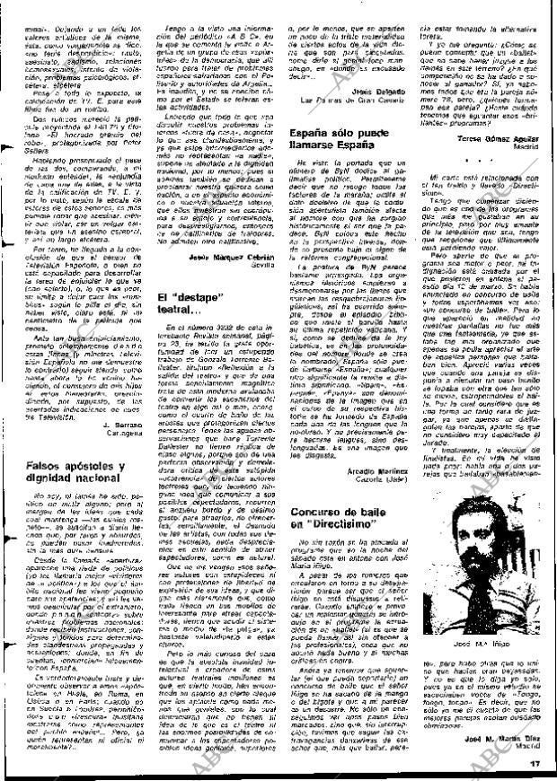 BLANCO Y NEGRO MADRID 27-03-1976 página 17