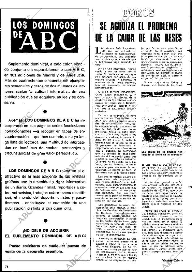 BLANCO Y NEGRO MADRID 27-03-1976 página 78