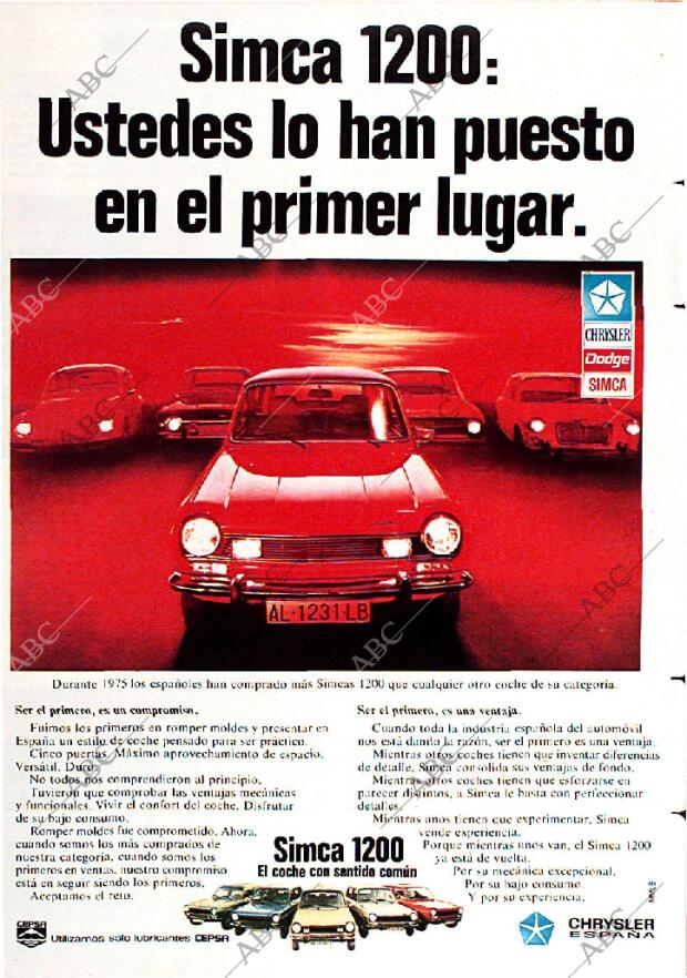 BLANCO Y NEGRO MADRID 27-03-1976 página 94