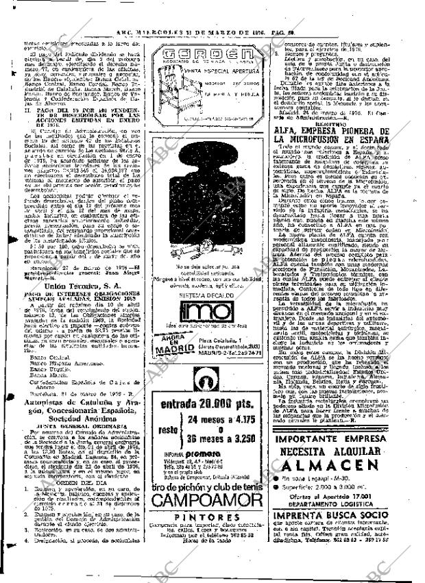 ABC MADRID 31-03-1976 página 62