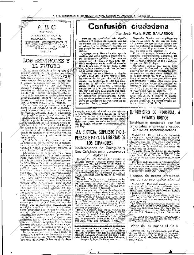 ABC SEVILLA 31-03-1976 página 40