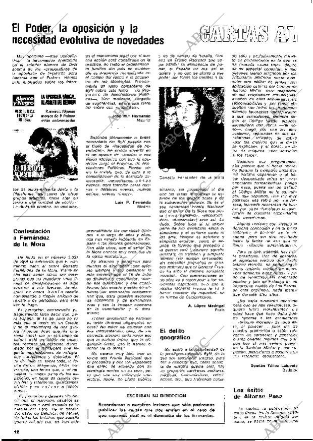 BLANCO Y NEGRO MADRID 03-04-1976 página 12