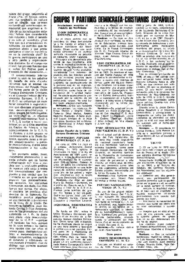 BLANCO Y NEGRO MADRID 03-04-1976 página 23