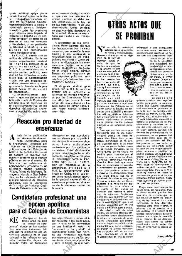 BLANCO Y NEGRO MADRID 03-04-1976 página 25