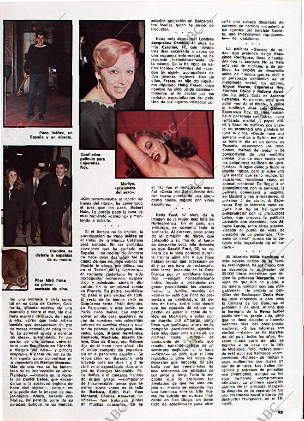 BLANCO Y NEGRO MADRID 03-04-1976 página 49