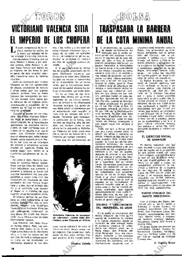 BLANCO Y NEGRO MADRID 03-04-1976 página 78