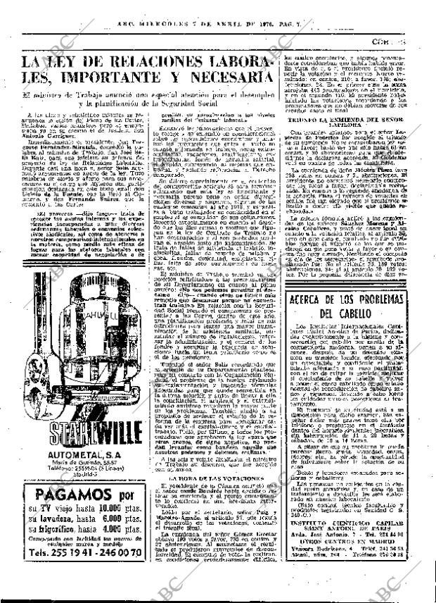 ABC MADRID 07-04-1976 página 23