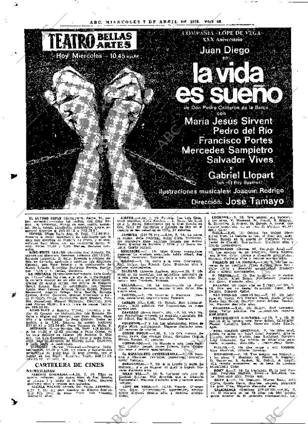 ABC MADRID 07-04-1976 página 84