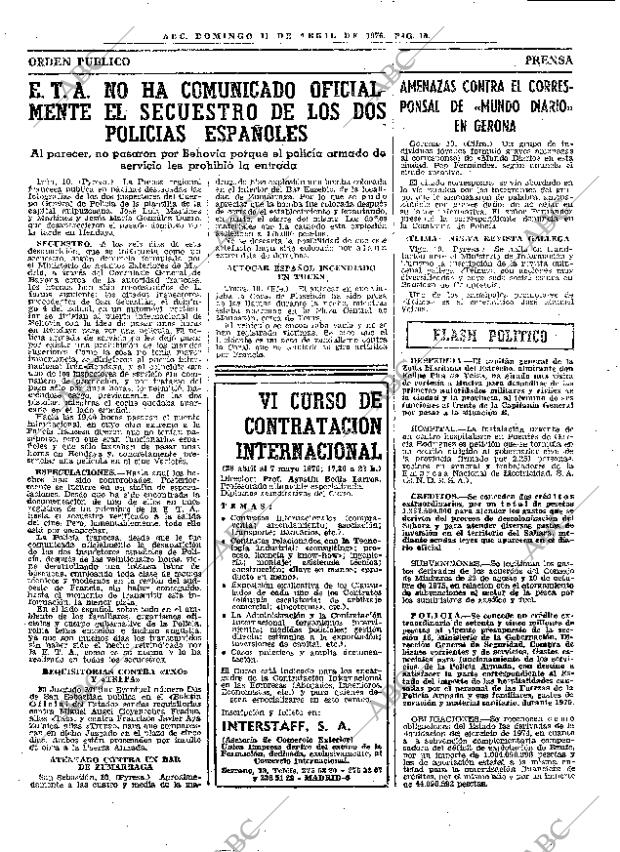 ABC MADRID 11-04-1976 página 22