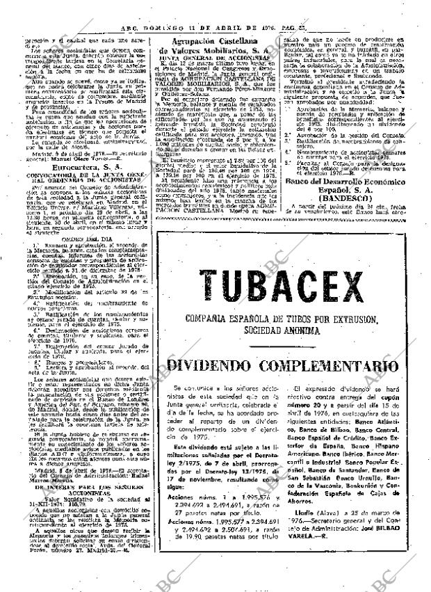 ABC MADRID 11-04-1976 página 47