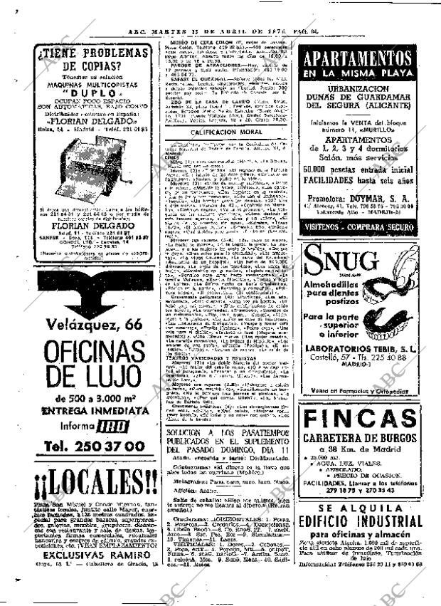 ABC MADRID 13-04-1976 página 74