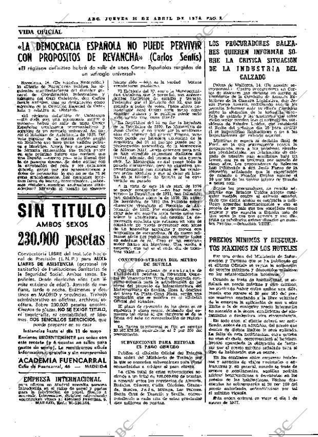 ABC MADRID 15-04-1976 página 20