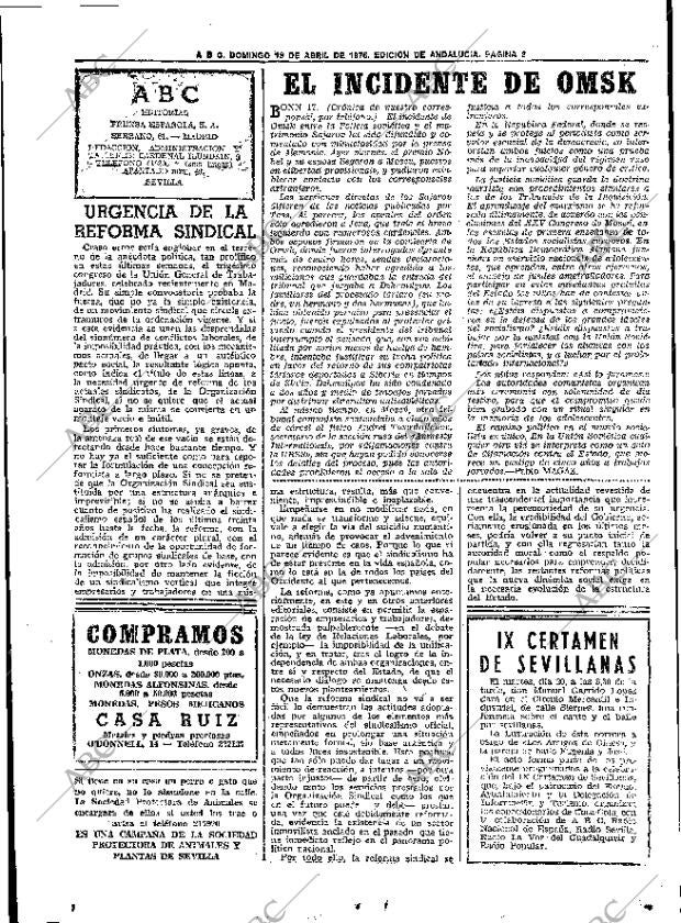 ABC SEVILLA 18-04-1976 página 32