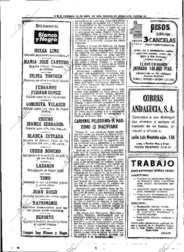 ABC SEVILLA 18-04-1976 página 54