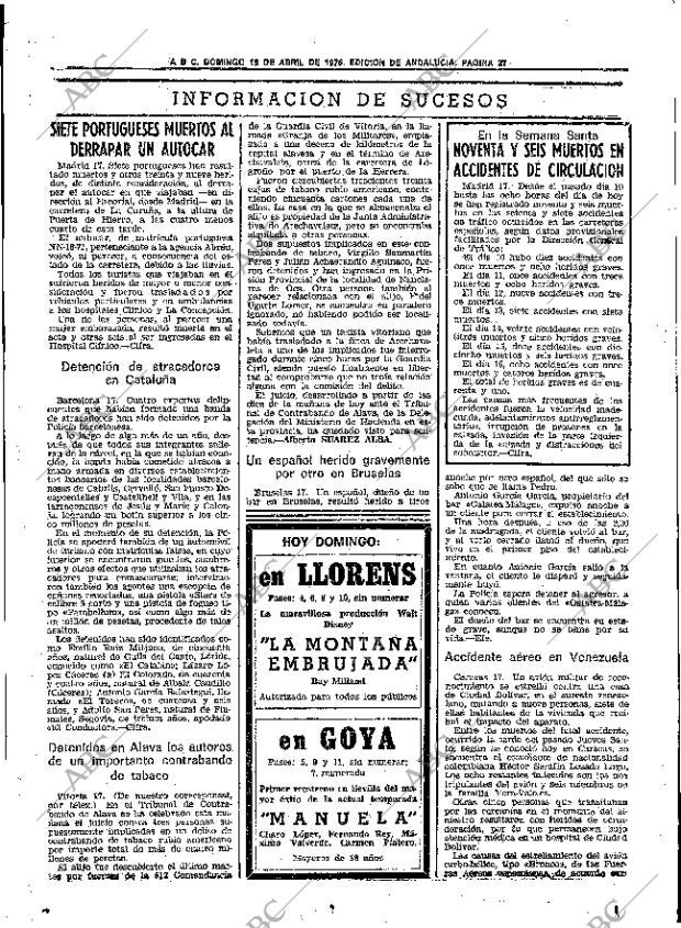 ABC SEVILLA 18-04-1976 página 57