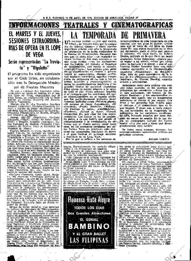 ABC SEVILLA 18-04-1976 página 67