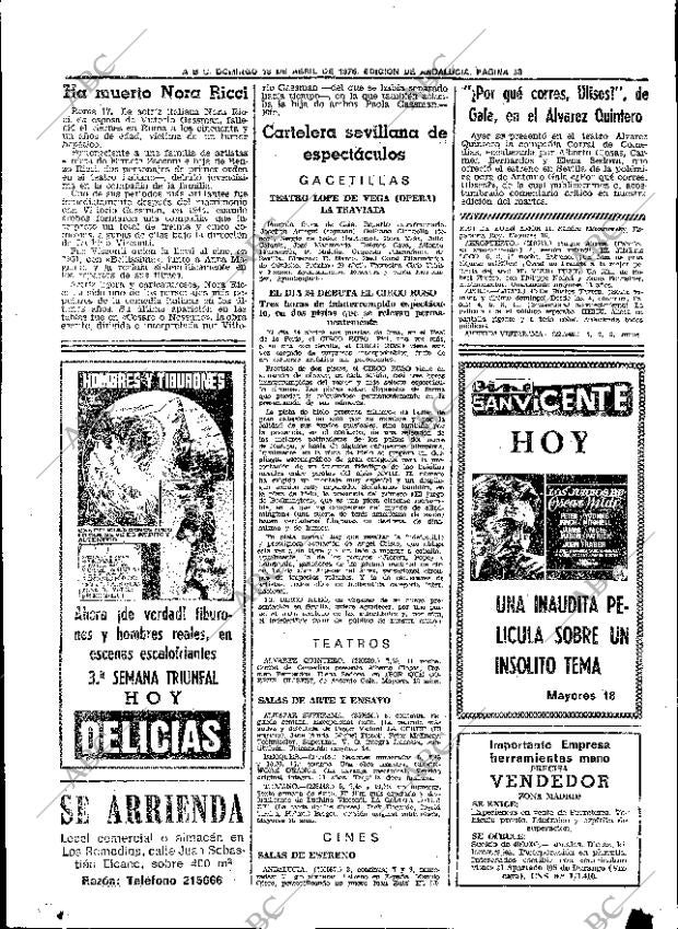 ABC SEVILLA 18-04-1976 página 68