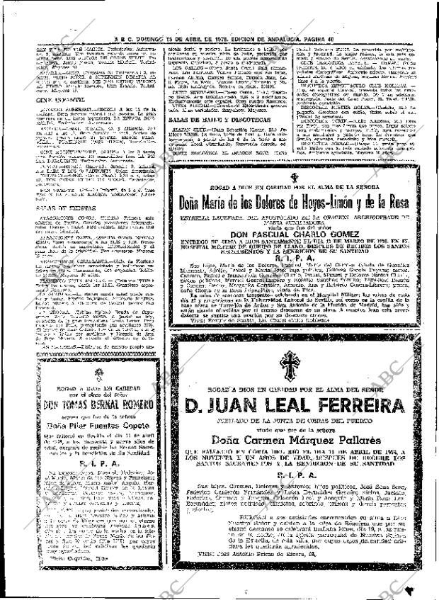 ABC SEVILLA 18-04-1976 página 70