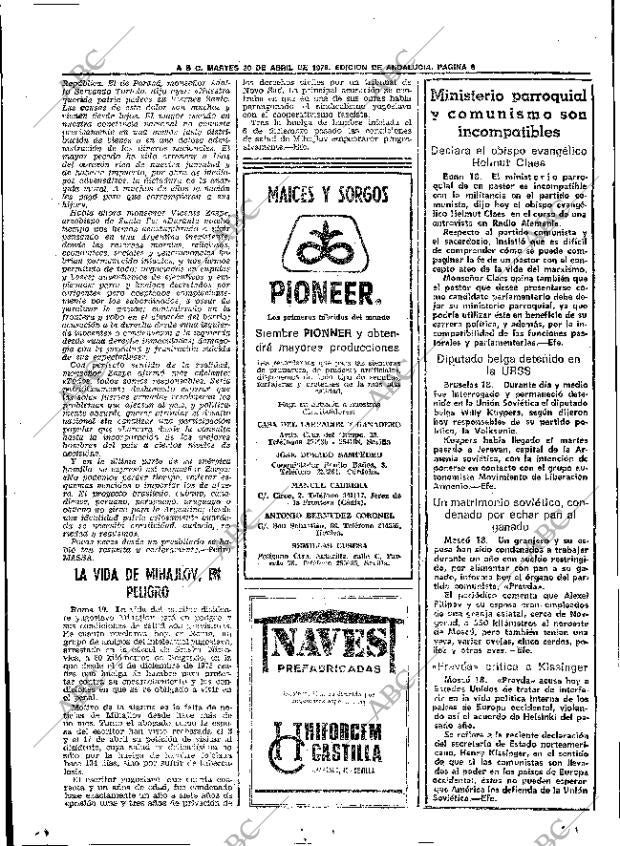 ABC SEVILLA 20-04-1976 página 22