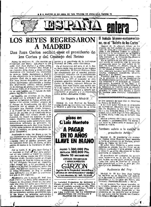 ABC SEVILLA 20-04-1976 página 25