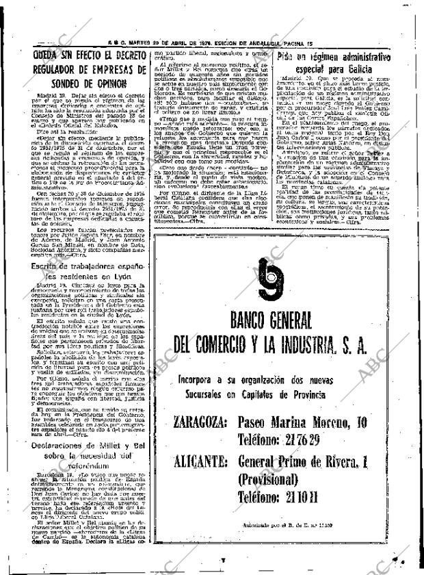 ABC SEVILLA 20-04-1976 página 29