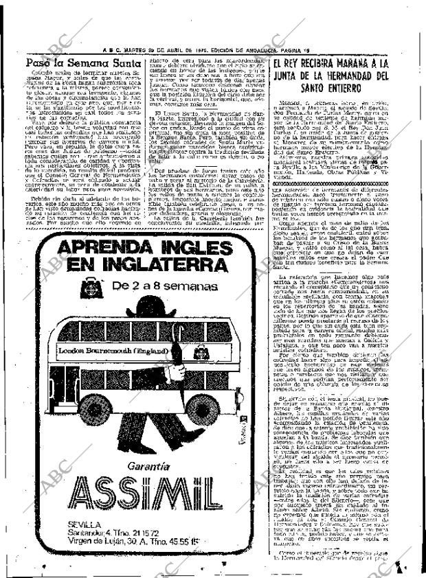 ABC SEVILLA 20-04-1976 página 33