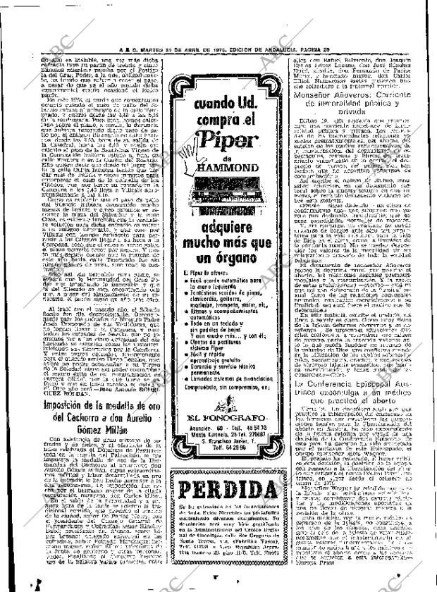 ABC SEVILLA 20-04-1976 página 34