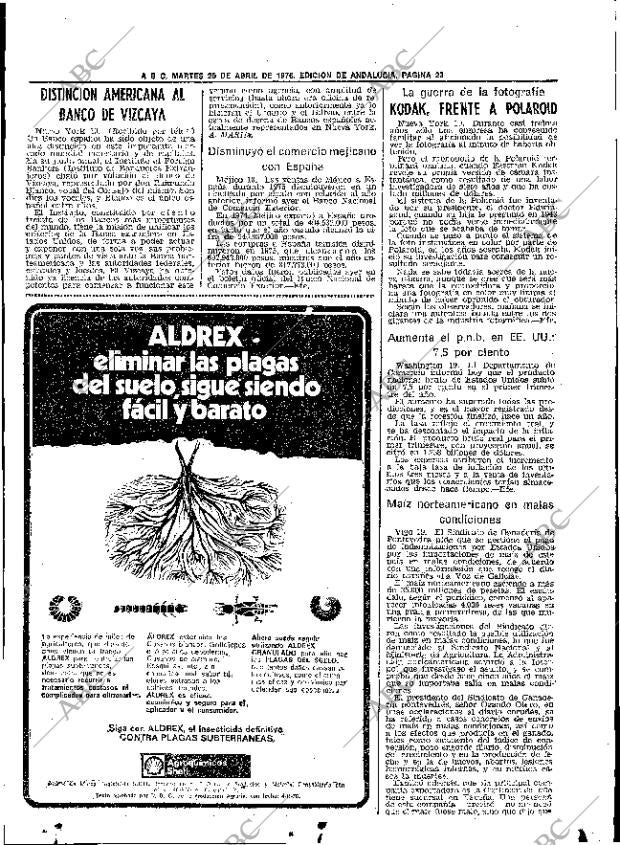 ABC SEVILLA 20-04-1976 página 37