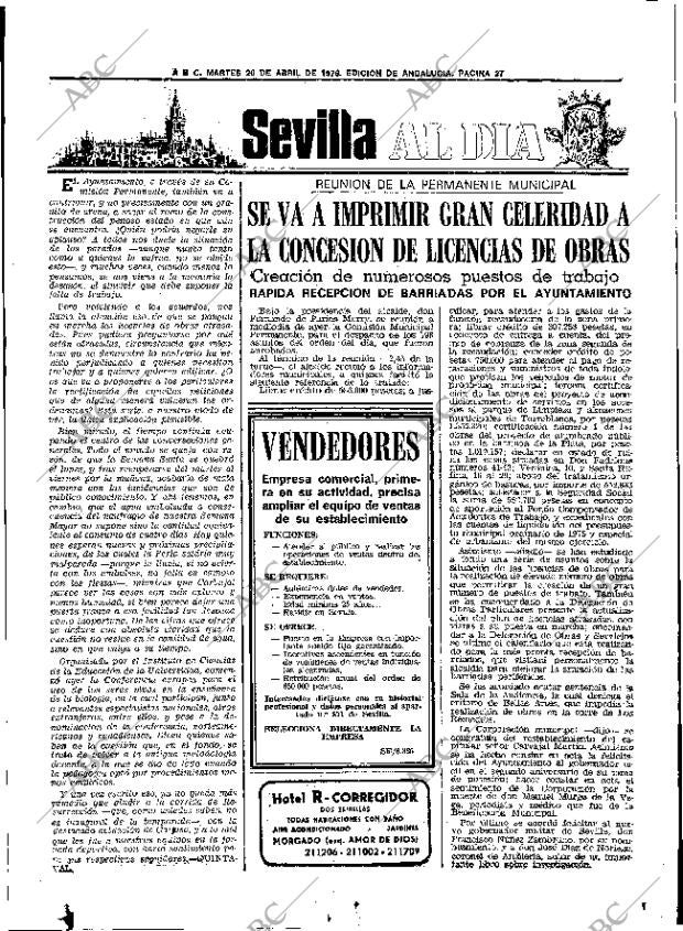 ABC SEVILLA 20-04-1976 página 41