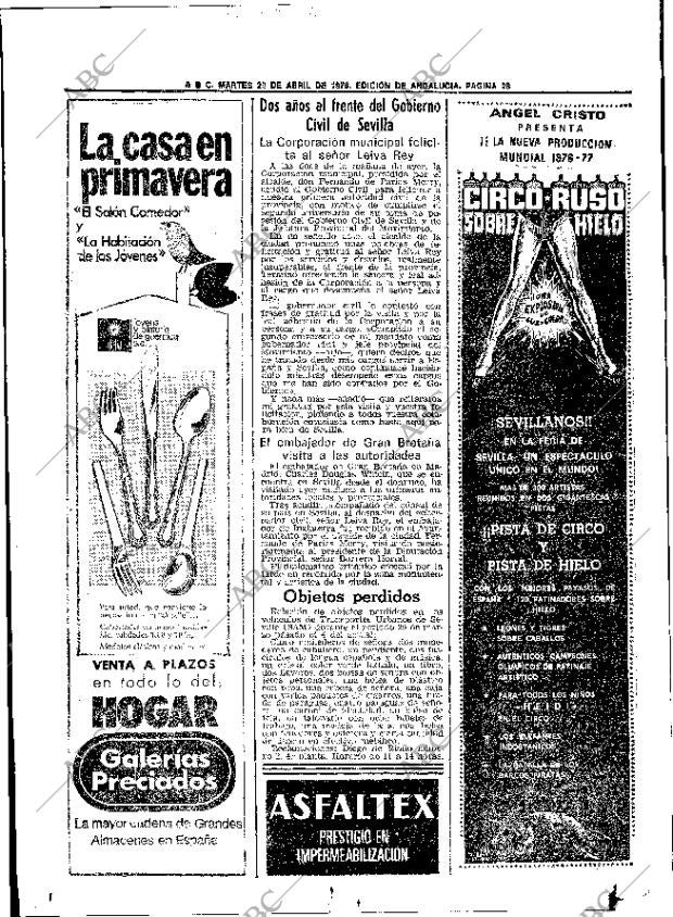 ABC SEVILLA 20-04-1976 página 42