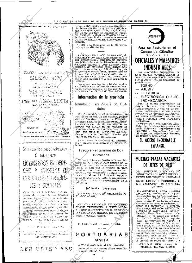 ABC SEVILLA 20-04-1976 página 44