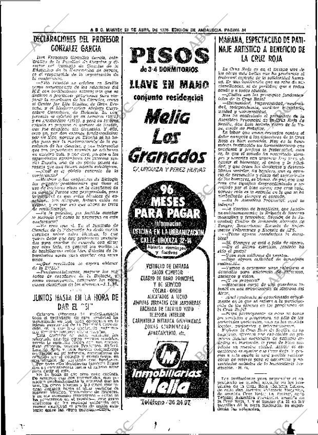 ABC SEVILLA 20-04-1976 página 48