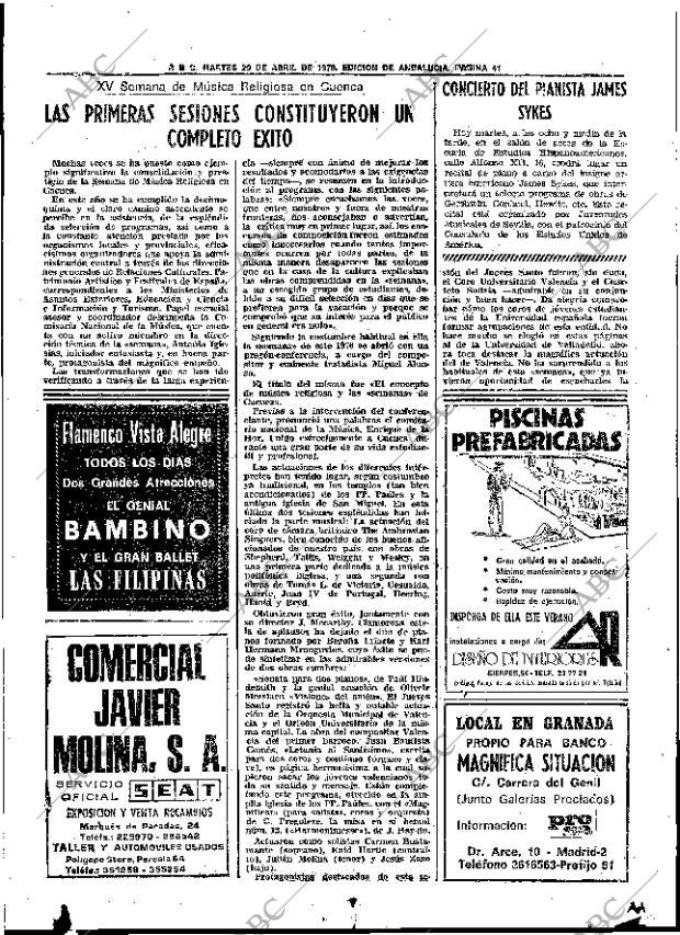 ABC SEVILLA 20-04-1976 página 55