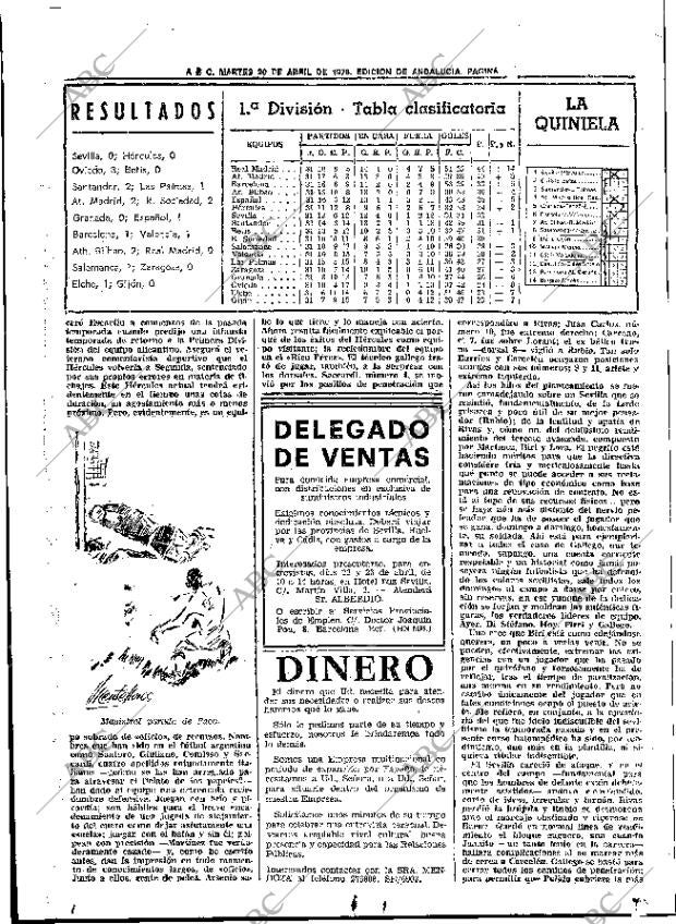 ABC SEVILLA 20-04-1976 página 64