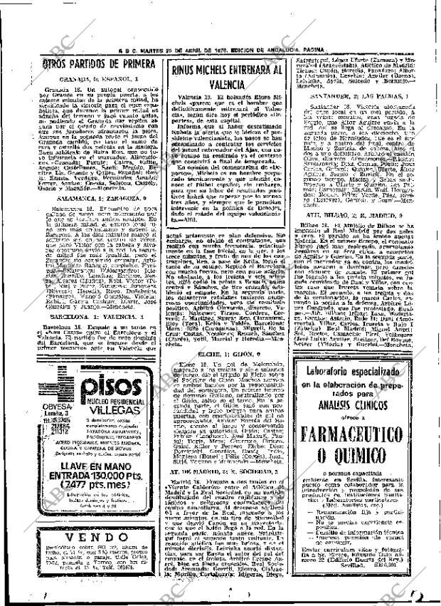 ABC SEVILLA 20-04-1976 página 66