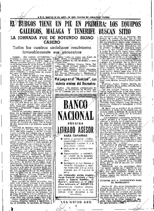 ABC SEVILLA 20-04-1976 página 69