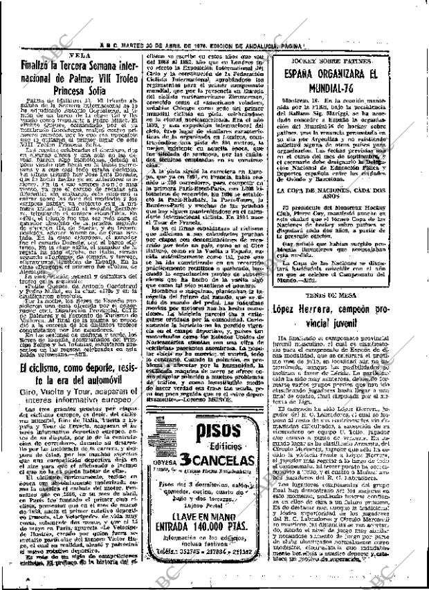 ABC SEVILLA 20-04-1976 página 75