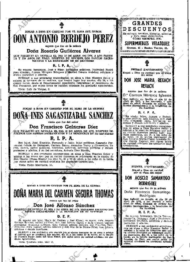 ABC SEVILLA 20-04-1976 página 85