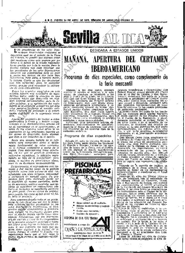 ABC SEVILLA 22-04-1976 página 35