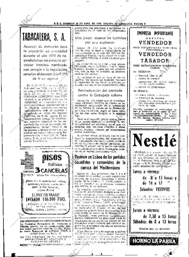 ABC SEVILLA 25-04-1976 página 32