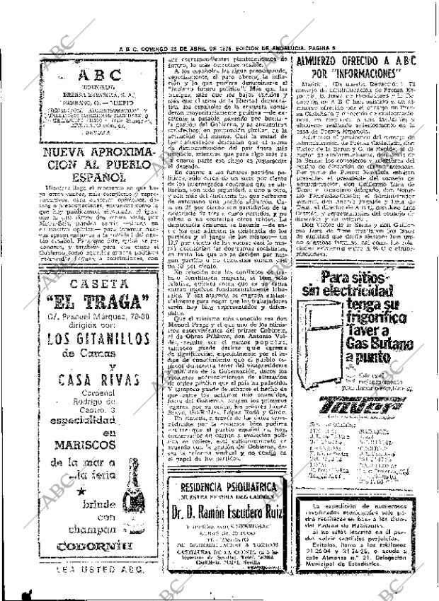 ABC SEVILLA 25-04-1976 página 36