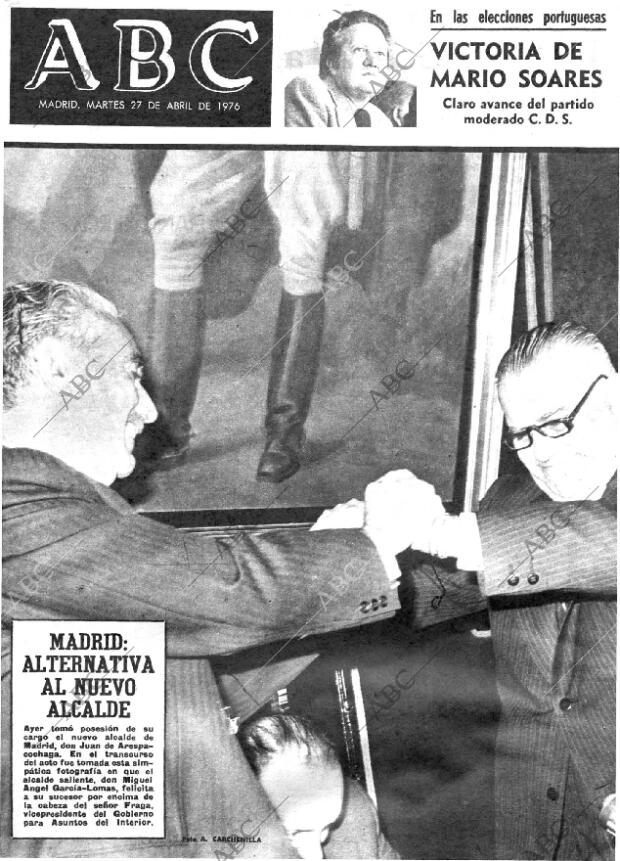 ABC MADRID 27-04-1976 página 1