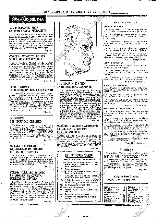 ABC MADRID 27-04-1976 página 18