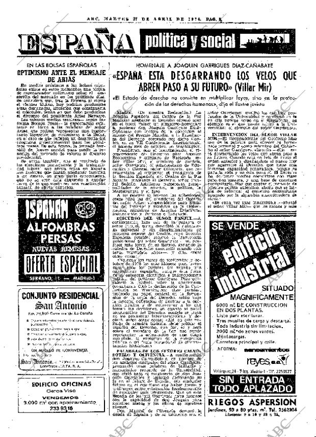 ABC MADRID 27-04-1976 página 21