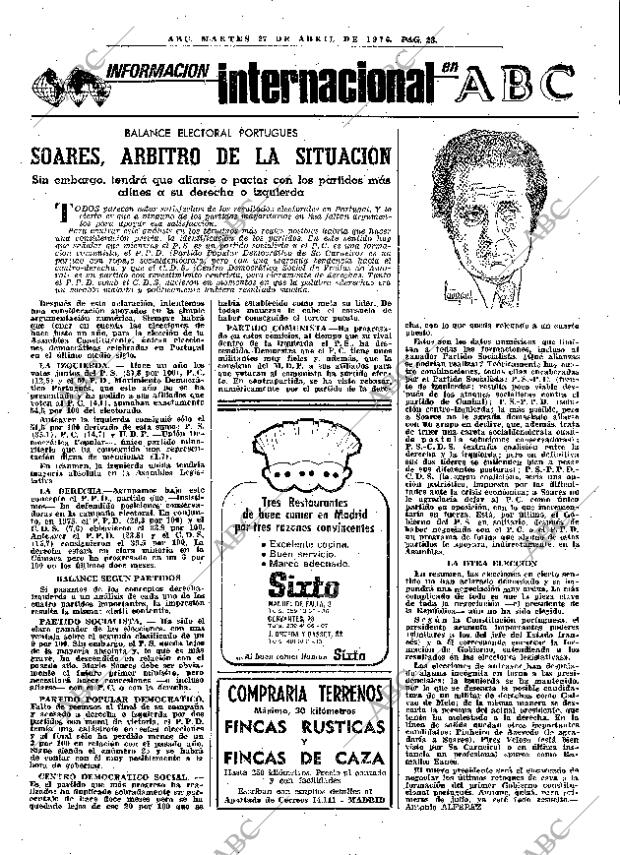 ABC MADRID 27-04-1976 página 39