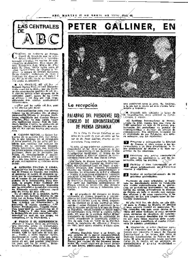 ABC MADRID 27-04-1976 página 64